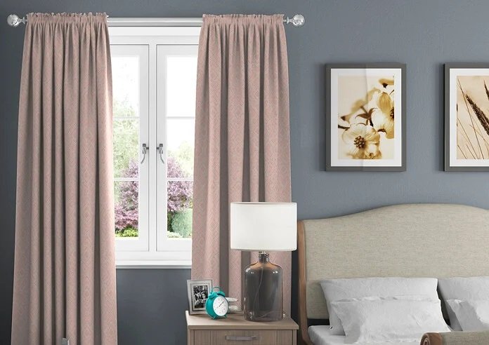 Blush Linen Curtains 