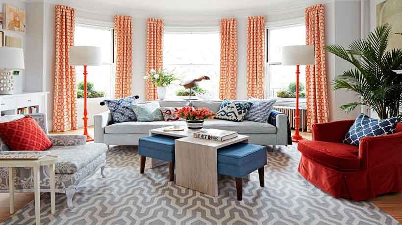 Living Room Curtain Design Ideas 