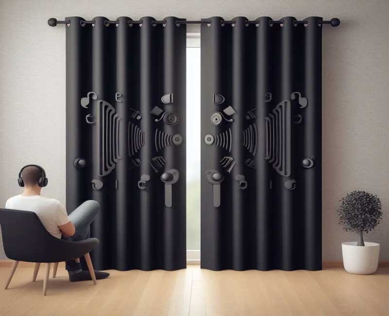 Soundproof Door Curtains
