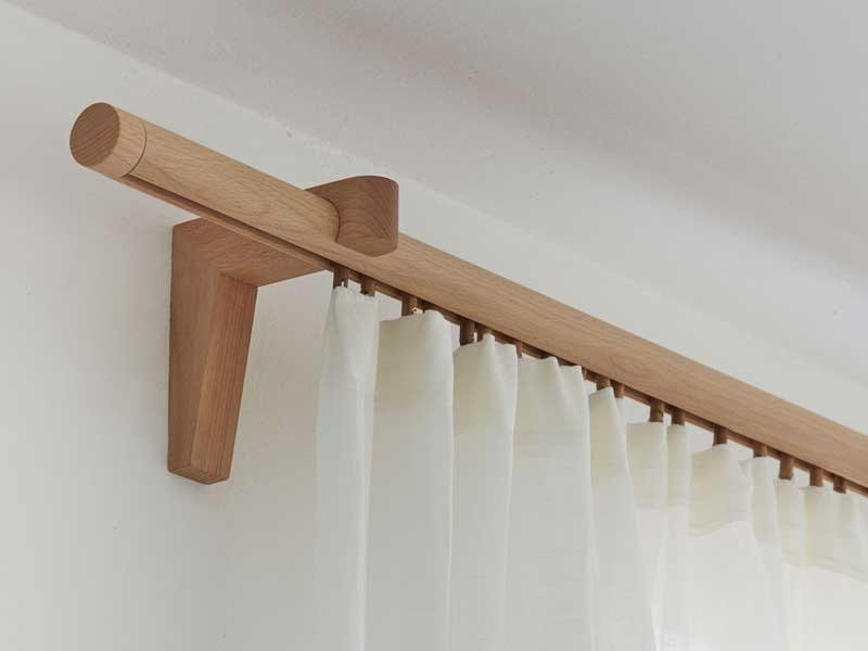 Wooden Curtain Rails