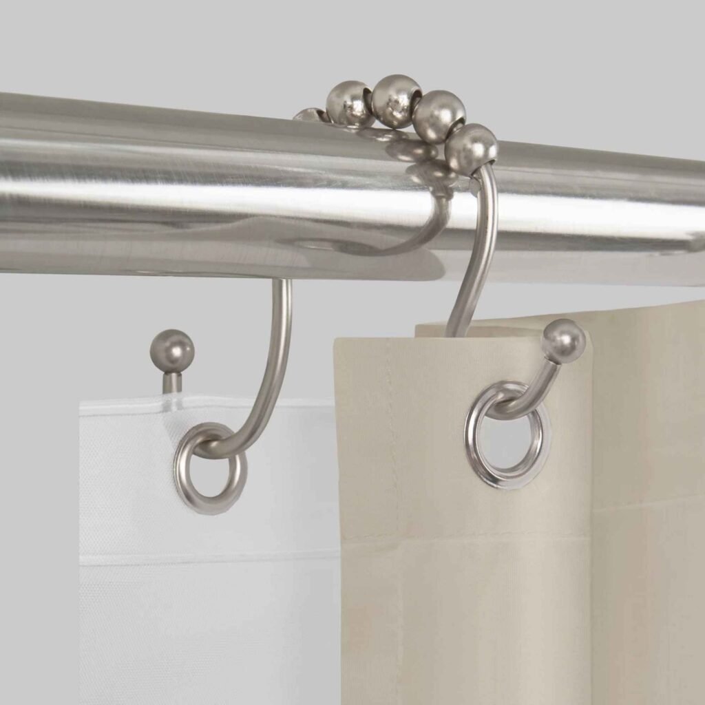 Metal curtain hooks