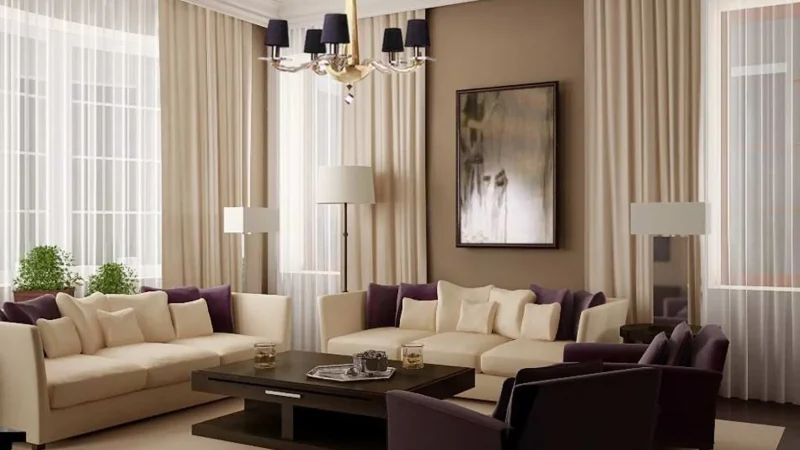 Living Room Curtains Dubai